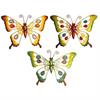 Schmetterling aus Metall, 22.5 cm, 3 assortiert