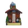 Schneekugel Haus mit Thermometer, Sommer, 4.5cm
