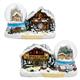 Schneekugel mit Winterchalet, 4.5cm, 2 assortiert