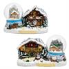 Schneekugel mit Winterchalet, 4.5cm, 2 assortiert