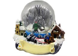 Schneekugel Winterlandschaft und Kutsche, 4.5cm