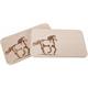 Schneidebrett FSC Erle 22x12 cm - Pferd