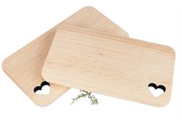 Schneidebrett FSC Erle 22x12x1.2 cm - Herz