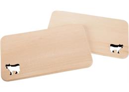 Schneidebrett FSC Erle 22x12x1.2 cm - Kuh
