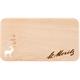 Schneidebrett FSC Erle 22x12x1.2 cm - Steinbock mit St. Moritz Gravur