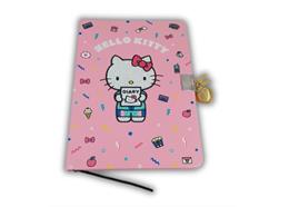 Schtroumpfette avec parapluie, Crystal Art Carnet de notes 18x26cm