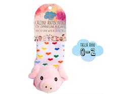 Schweine Anti-Rutsch Socken 0-2 Jahre