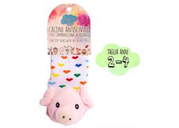 Schweine Anti-Rutsch Socken 2-4 Jahre