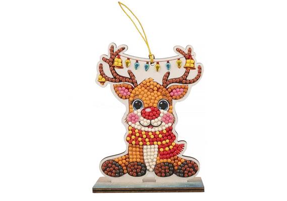 Stitch, figurine d'art en cristal env. 11x8cm
