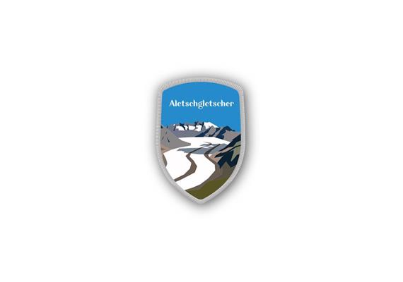 Stockwappen Aletschgletscher - Switzerland