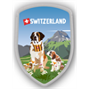 Stockwappen Bernhardiner - Switzerland