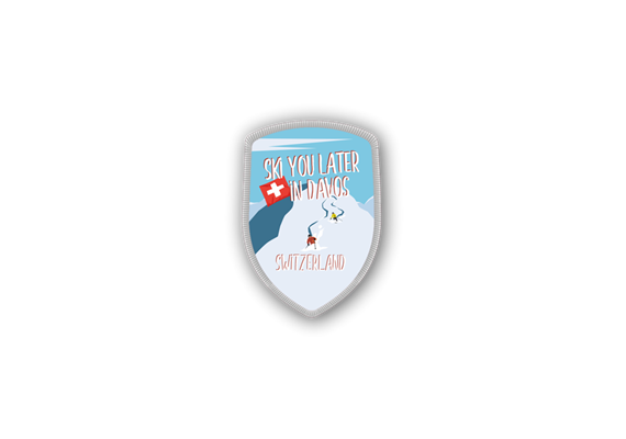 Stockwappen Ski you later - DAVOS