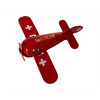 Switzerland Mini Blech Flugzeug, 4.5 x 4 x 2 cm, Display à 27 Stück