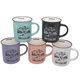 Switzerland Tasse Keramik, Set mit 5 Farben