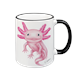Tasse Axolotl, schwarz, 330ml