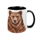 Tasse Bär, schwarz innen, 330ml