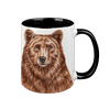 Tasse Bär, schwarz innen, 330ml