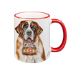 Tasse Bernhardiner, rot, 330ml - Switzerland | Bild 2