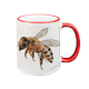 Tasse Biene, rot, 330ml