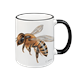 Tasse Biene, schwarz, 330ml