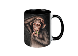 Tasse Black Edition - Affe, 330ml