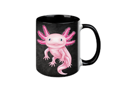 Tasse Black Edition - Axolotl, 330ml