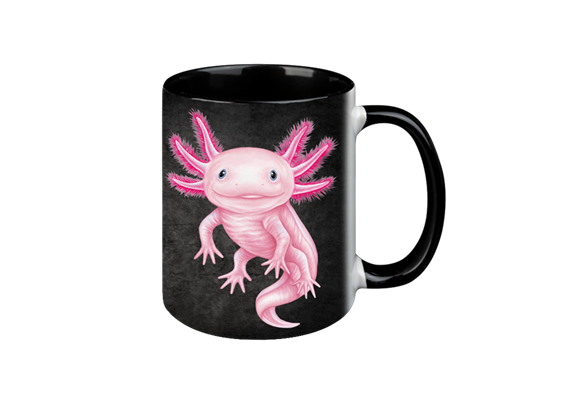 Tasse Black Edition - Axolotl, 330ml