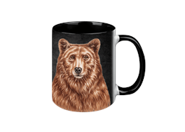 Tasse Black Edition - Bär, 330ml
