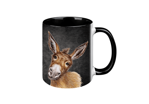Tasse Black Edition - Esel, 330ml