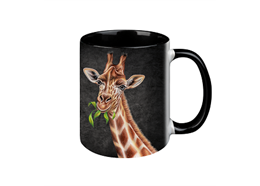 Tasse Black Edition - Giraffe, 330ml