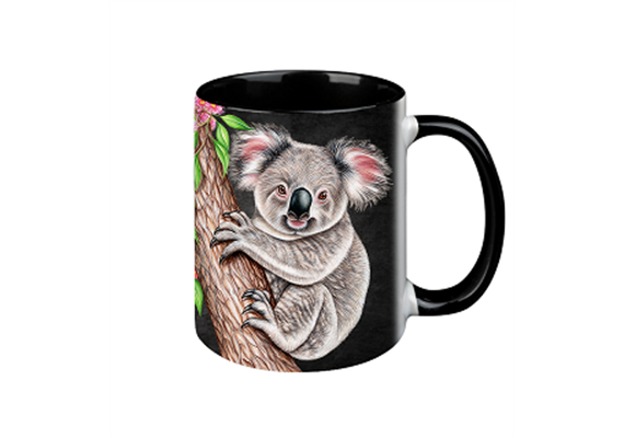 Tasse Black Edition - Koala, 330ml