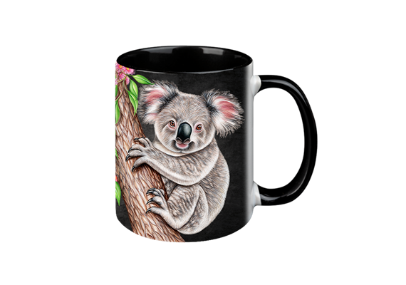 Tasse Black Edition - Koala, 330ml