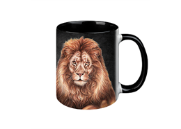 Tasse Black Edition - Löwe, 330ml