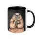 Tasse Black Edition - Murmeltier, 330ml