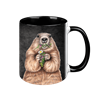 Tasse Black Edition - Murmeltier, 330ml