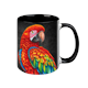 Tasse Black Edition - Papagei, 330ml