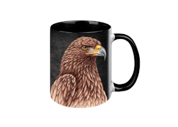 Tasse Black Edition - Steinadler, 330ml