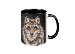 Tasse Black Edition - Wolf, 330ml