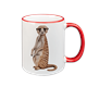 Tasse Erdmännchen, rot, 330ml