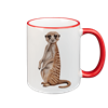 Tasse Erdmännchen, rot, 330ml