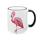 Tasse Flamingo, schwarz, 330ml