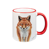 Tasse Fuchs, rot, 330ml