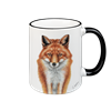 Tasse Fuchs, schwarz, 330ml