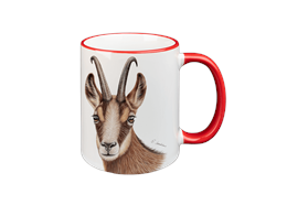 Tasse Gams, rot, 330ml
