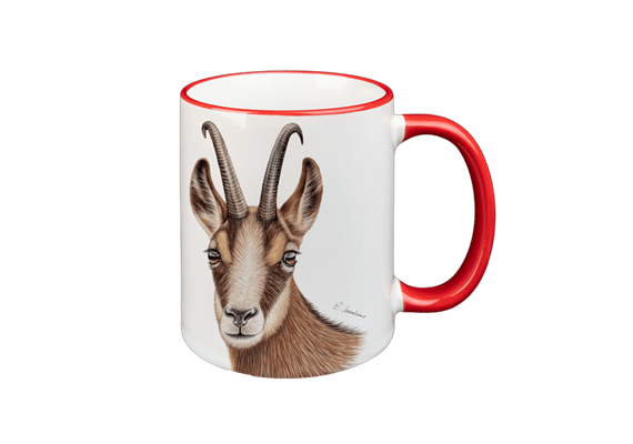 Tasse Gams, rot, 330ml