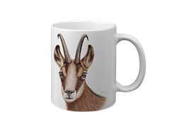 Tasse Gams, weiss, 330ml