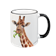 Tasse Giraffe, schwarz, 330ml