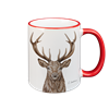 Tasse Hirsch, rot, 330ml