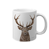 Tasse Hirsch, weiss, 330ml