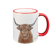Tasse Hochlandrind, rot, 330ml